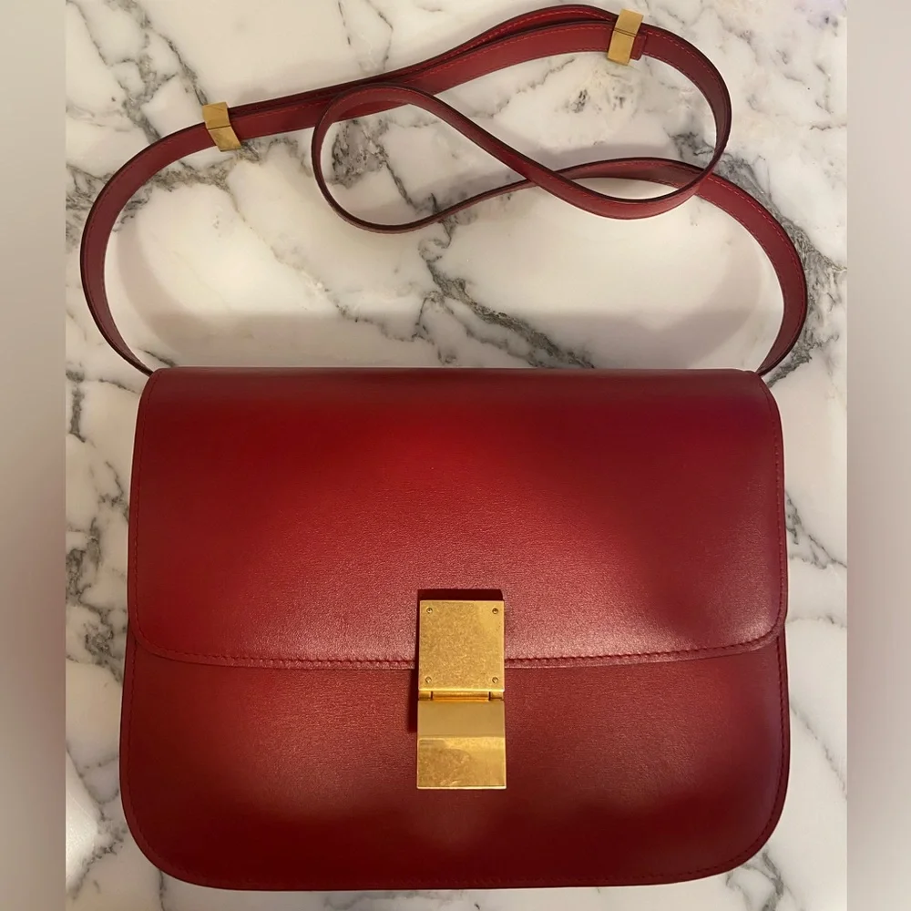 Celine Classic Box Bag - Smooth Leather - Medium - Picture 2 of 11